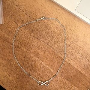 Sterling Silver Infinite Necklace
